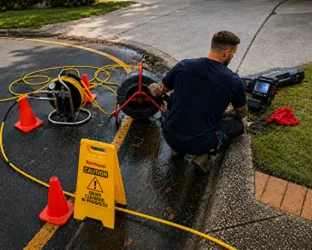 On-site drain inspection at a Leichhardt property